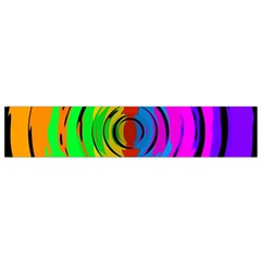 Rainbow Test Pattern Flano Scarf (small) by StuffOrSomething