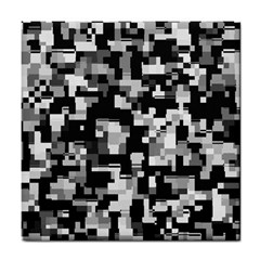 Background Noise In Black & White Ceramic Tile