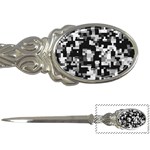 Background Noise In Black & White Letter Opener Front