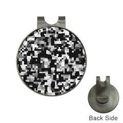 Background Noise In Black & White Hat Clip With Golf Ball Marker