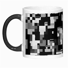 Background Noise In Black & White Morph Mug