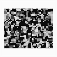 Background Noise In Black & White Glasses Cloth (small)