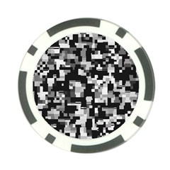 Background Noise In Black & White Poker Chip (10 Pack) by StuffOrSomething