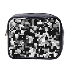 Background Noise In Black & White Mini Travel Toiletry Bag (two Sides) by StuffOrSomething