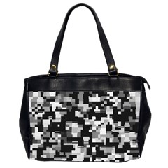 Background Noise In Black & White Oversize Office Handbag (two Sides) by StuffOrSomething