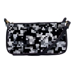 Background Noise In Black & White Evening Bag