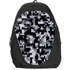 Background Noise In Black & White Backpack Bag