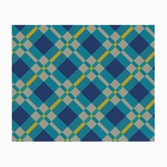 Squares And Stripes Pattern Glasses Cloth (small) by LalyLauraFLM