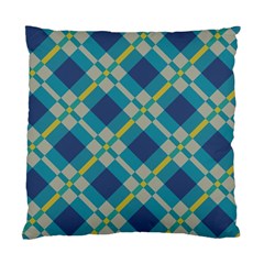 Squares and stripes pattern Standard Cushion Case (Two Sides)