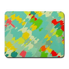 Smudged Shapes Small Mousepad by LalyLauraFLM