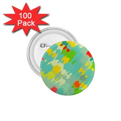 Smudged Shapes 1 75  Button (100 Pack)  by LalyLauraFLM