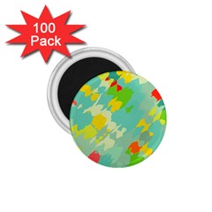 Smudged Shapes 1 75  Magnet (100 Pack)  by LalyLauraFLM