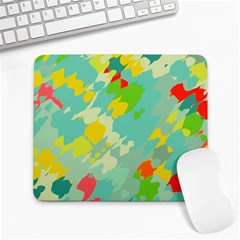 Smudged Shapes Large Mousepad by LalyLauraFLM