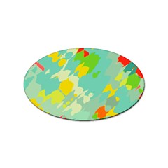 Smudged Shapes Sticker Oval (10 Pack) by LalyLauraFLM