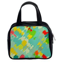 Smudged Shapes Classic Handbag (two Sides)