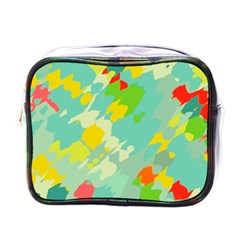 Smudged Shapes Mini Toiletries Bag (one Side)