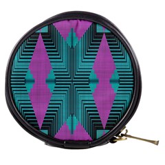 Tribal Purple Rhombus Mini Makeup Bag