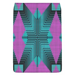 Tribal Purple Rhombus Removable Flap Cover (large) by LalyLauraFLM