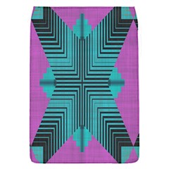 Tribal Purple Rhombus Removable Flap Cover (small)