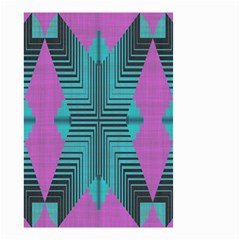 Tribal Purple Rhombus Small Garden Flag