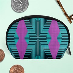 Tribal Purple Rhombus Accessory Pouch