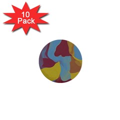 Watercolors 1  Mini Button (10 Pack) 