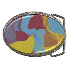 Watercolors Belt Buckle by LalyLauraFLM