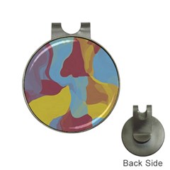 Watercolors Golf Ball Marker Hat Clip