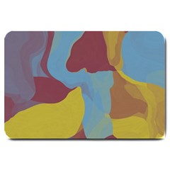 Watercolors Large Doormat