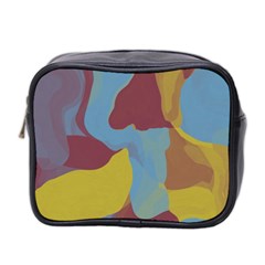 Watercolors Mini Toiletries Bag (two Sides)