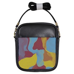 Watercolors Girls Sling Bag