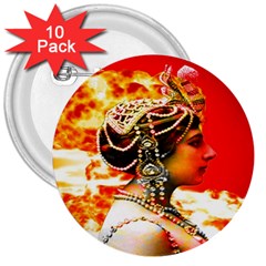 Mata Hari 3  Button (10 Pack) by icarusismartdesigns