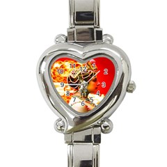 Mata Hari Heart Italian Charm Watch