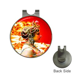 Mata Hari Golf Ball Marker Hat Clip by icarusismartdesigns