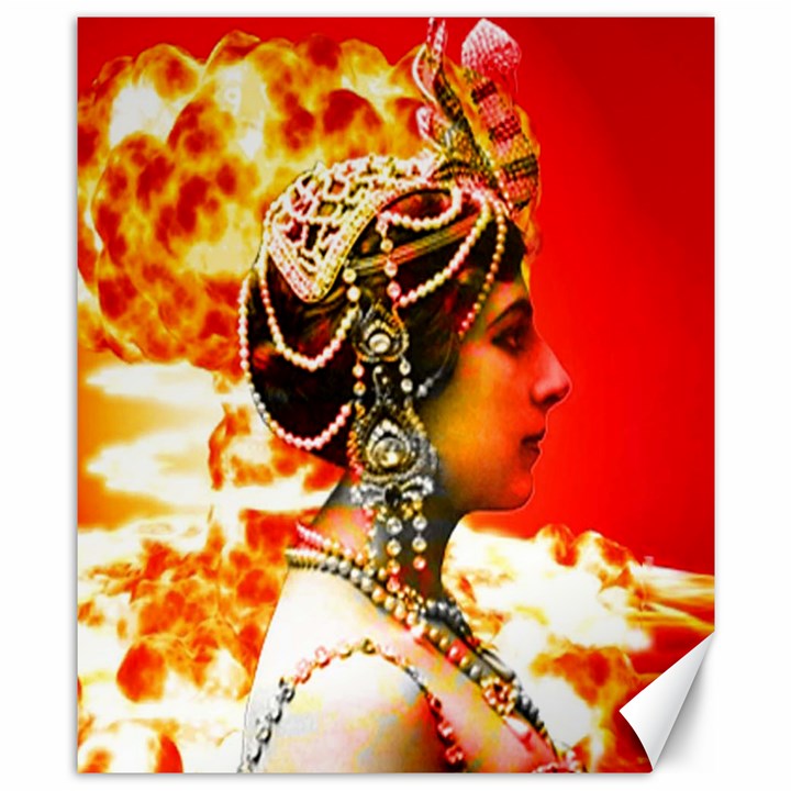 Mata Hari Canvas 8  x 10 