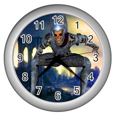 Wasteland Wall Clock (silver)