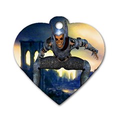 Wasteland Dog Tag Heart (one Sided)  by icarusismartdesigns