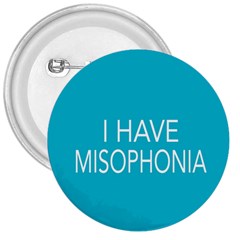 Misophonia Awareness 3  Button by MisophoniaAwareness