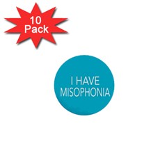 Misophonia Awareness 1  Mini Button (10 Pack)