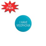 Misophonia Awareness 1  Mini Button Magnet (10 pack) Front