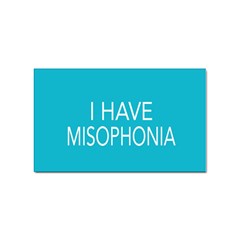 Misophonia Awareness Sticker (rectangle) by MisophoniaAwareness