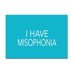 Misophonia Awareness A4 Sticker 10 Pack