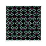 Elegant Pattern Print Small Satin Scarf (Square) Front