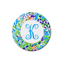 Sea Soiree Drink Coaster (round) by DailyMonogram