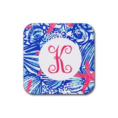 Sea Shells Drink Coaster (square) by DailyMonogram