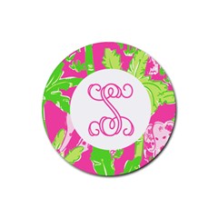 S Drink Coasters 4 Pack (round) by DailyMonogram