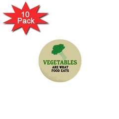 Vegetables Mini Buttons (10 Pack)