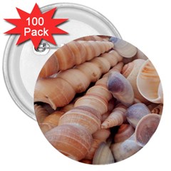 Seashells 3000 4000 3  Button (100 Pack)