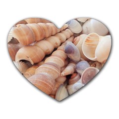 Seashells 3000 4000 Mouse Pad (heart)