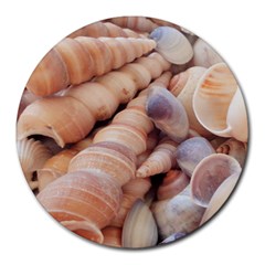 Sea Shells 8  Mouse Pad (round)